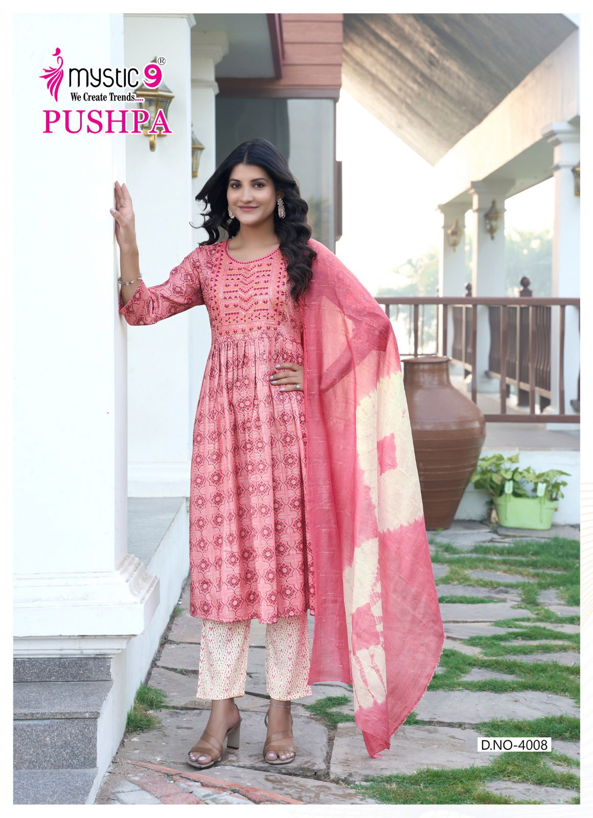  Pushpa Vol 4 Rayon by Mystic 9  Kurti Bottom With Dupatta Collection